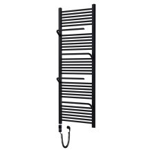 HD Atlas Black 1600x600 mm elektromos design törölközőszárító radiátor 400W-os fűtőpatronnal, matt fekete