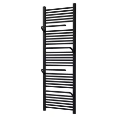   HD Atlas Black 1600x600 mm design törölközőszárító radiátor, matt fekete