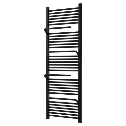 HD Atlas Black 1600x600 mm design törölközőszárító radiátor, matt fekete