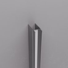 HD-DDEP-01 króm toldóprofil, +30 mm, 195 cm magas (Dante zuhanyajtóhoz és oldalüvegéhez)