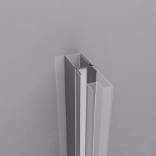 HD-DDEP-01 króm toldóprofil, +30 mm, 195 cm magas (Dante zuhanyajtóhoz és oldalüvegéhez)