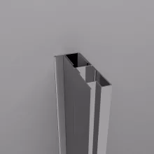 HD-DDEP-01 króm toldóprofil, +30 mm, 195 cm magas (Dante zuhanyajtóhoz és oldalüvegéhez)