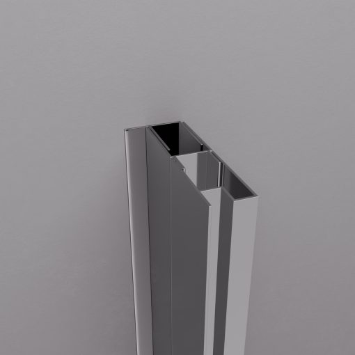 HD-DDEP-01 króm toldóprofil, +30 mm, 195 cm magas (Dante zuhanyajtóhoz és oldalüvegéhez)