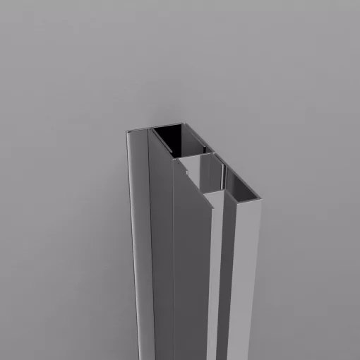 HD-DDEP-01 króm toldóprofil, +30 mm, 195 cm magas (Dante zuhanyajtóhoz és oldalüvegéhez)