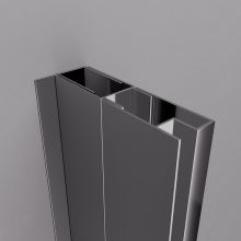 HD-DDEP-01 króm toldóprofil, +30 mm, 195 cm magas (Dante zuhanyajtóhoz és oldalüvegéhez)