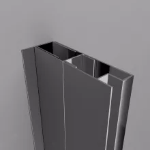 HD-DDEP-01 króm toldóprofil, +30 mm, 195 cm magas (Dante zuhanyajtóhoz és oldalüvegéhez)