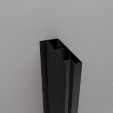 HD-DDEP-70 fekete toldóprofil, +30 mm, 195 cm magas (Dante zuhanyajtóhoz és oldalüvegéhez)
