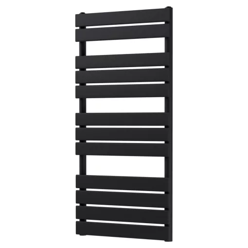 HD Demos Black 1000x500 mm design törölközőszárító radiátor, matt fekete