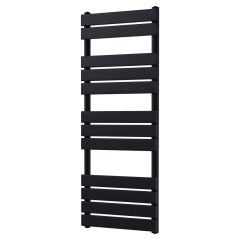   HD Demos Black 1200x500 mm design törölközőszárító radiátor, matt fekete