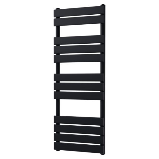 HD Demos Black 1200x500 mm design törölközőszárító radiátor, matt fekete