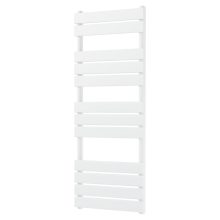 HD Demos White 1200x500 mm design törölközőszárító radiátor, fényes fehér