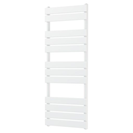 HD Demos White 1200x500 mm design törölközőszárító radiátor, fényes fehér