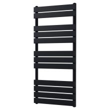 HD Demos Black 1200x600 mm design törölközőszárító radiátor, matt fekete