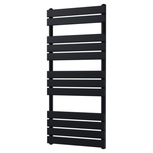 HD Demos Black 1200x600 mm design törölközőszárító radiátor, matt fekete