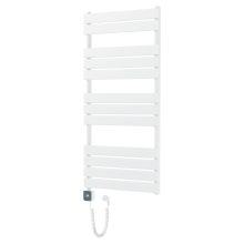 HD Demos White 1200x600 mm smart elektromos design törölközőszárító radiátor 400W-os wifi-s fűtőpatronnal, fényes fehér