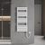 HD Demos White 1400x500 mm elektromos design törölközőszárító radiátor 400W-os fűtőpatronnal, fényes fehér