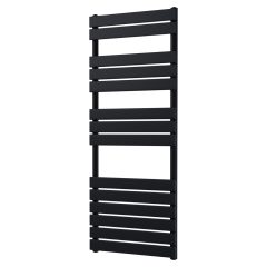   HD Demos Black 1400x600 mm design törölközőszárító radiátor, matt fekete