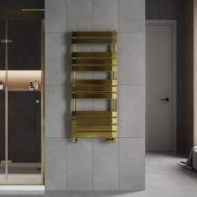 HD Demos Gold 1400x600 mm design törölközőszárító radiátor, arany