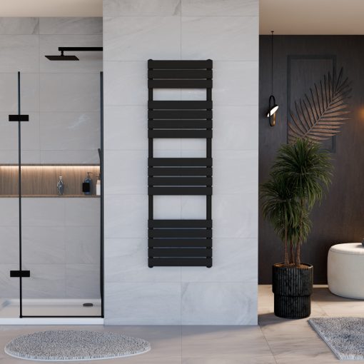 HD Demos Antracit 1600x500 mm design törölközőszárító radiátor, matt antracit