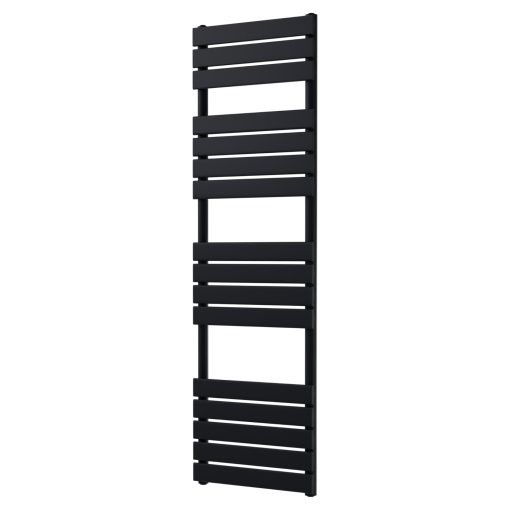 HD Demos Black 1600x500 mm design törölközőszárító radiátor, matt fekete