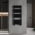 HD Demos Black 1600x500 mm design törölközőszárító radiátor, matt fekete