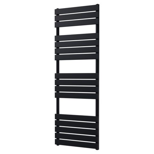 HD Demos Black 1600x600 mm design törölközőszárító radiátor, matt fekete