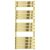 HD Demos Gold 1600x600 mm design törölközőszárító radiátor, arany