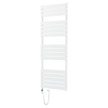 HD Demos White 1600x600 mm elektromos design törölközőszárító radiátor 900W-os fűtőpatronnal, fényes fehér