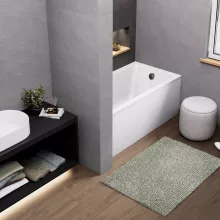 HD Line 140x70 cm hosszú egyenes akril kád lábbal és előlappal