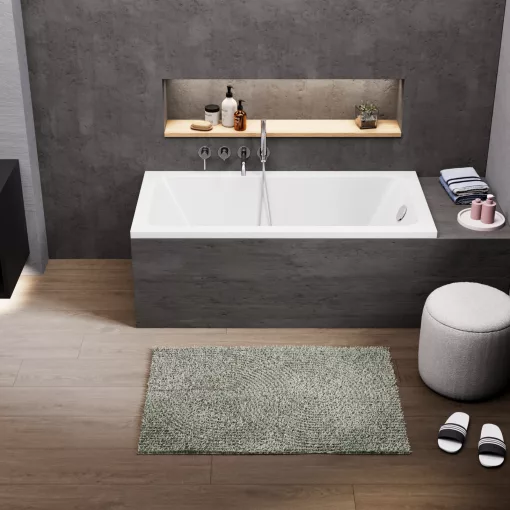 HD Line 140x70 cm hosszú egyenes akril kád lábbal