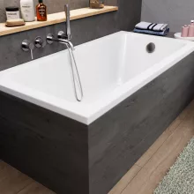 HD Line 140x70 cm hosszú egyenes akril kád lábbal