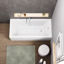 HD Line 150x70 cm hosszú egyenes akril kád lábbal, elő- és oldallappal