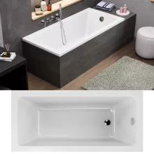 HD Line 150x70 cm hosszú egyenes akril kád lábbal