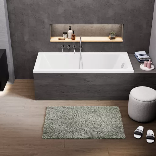 HD Line 150x70 cm hosszú egyenes akril kád lábbal