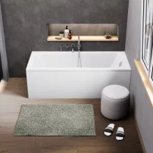 HD Line 160x70 cm hosszú egyenes akril kád lábbal, elő- és oldallappal