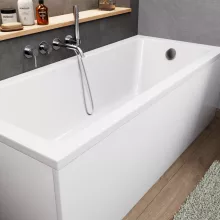 HD Line 160x70 cm hosszú egyenes akril kád lábbal, elő- és oldallappal