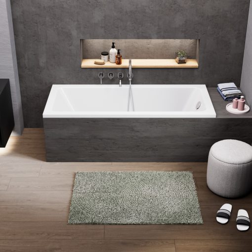 HD Line 160x70 cm hosszú egyenes akril kád