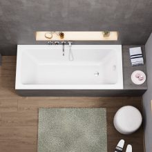 HD Line 160x70 cm hosszú egyenes akril kád