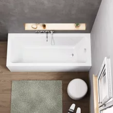 HD Line 170x70 cm hosszú egyenes akril kád lábbal, elő- és oldallappal