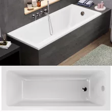 HD Line 170x70 cm hosszú egyenes akril kád lábbal