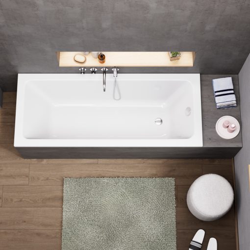 HD Line 170x70 cm hosszú egyenes akril kád lábbal