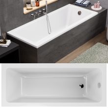 HD Line 140/150/160/170 cm hosszú egyenes akril kád