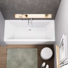 HD Harmony 170x75 cm hosszú egyenes akril kád lábbal és előlappal