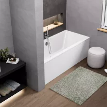 HD Harmony 170x75 cm hosszú egyenes akril kád lábbal és előlappal