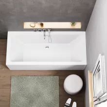 HD Harmony 170x75 cm hosszú egyenes akril kád lábbal, elő- és oldallappal