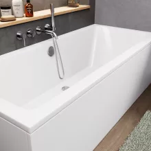 HD Harmony 170x75 cm hosszú egyenes akril kád lábbal, elő- és oldallappal