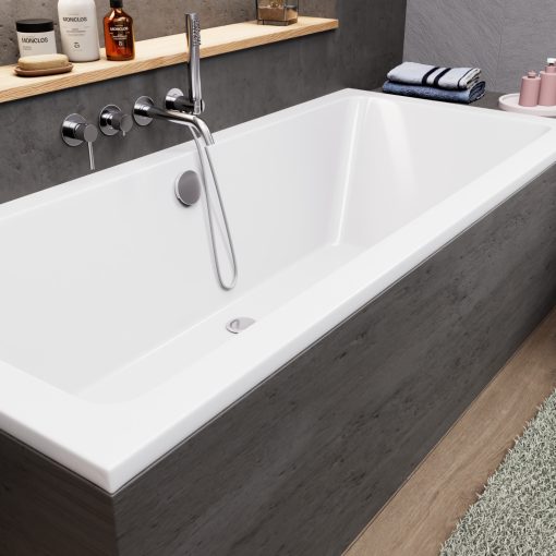 HD Harmony 170x75 cm hosszú egyenes akril kád