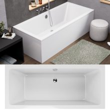 HD Harmony 180x80 cm hosszú egyenes akril kád lábbal, elő- és oldallappal