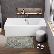 HD Harmony 180x80 cm hosszú egyenes akril kád lábbal, elő- és oldallappal