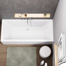 HD Harmony 180x80 cm hosszú egyenes akril kád lábbal, elő- és oldallappal